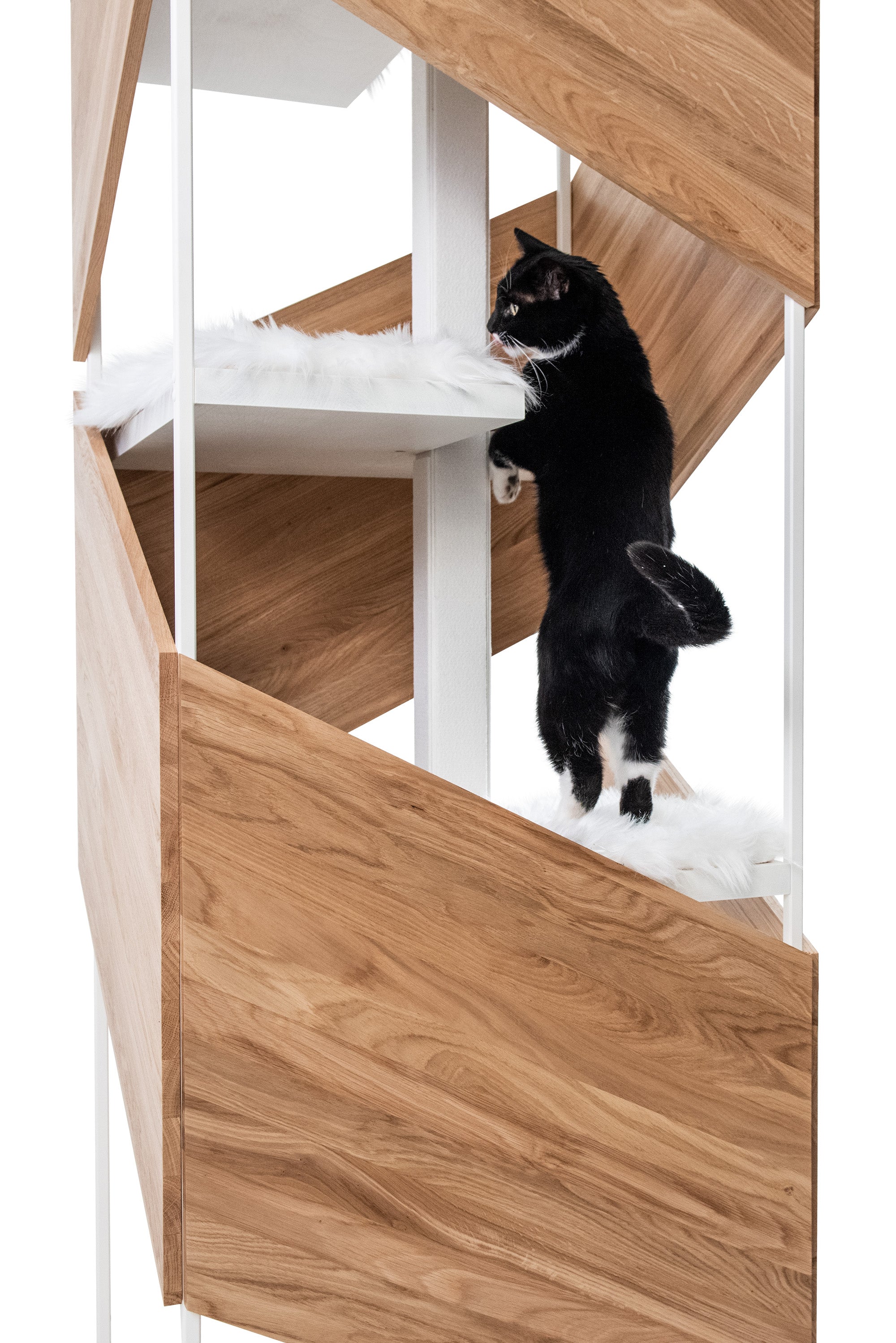 STYA Katzen Kratzbaum MS410 | Weiß