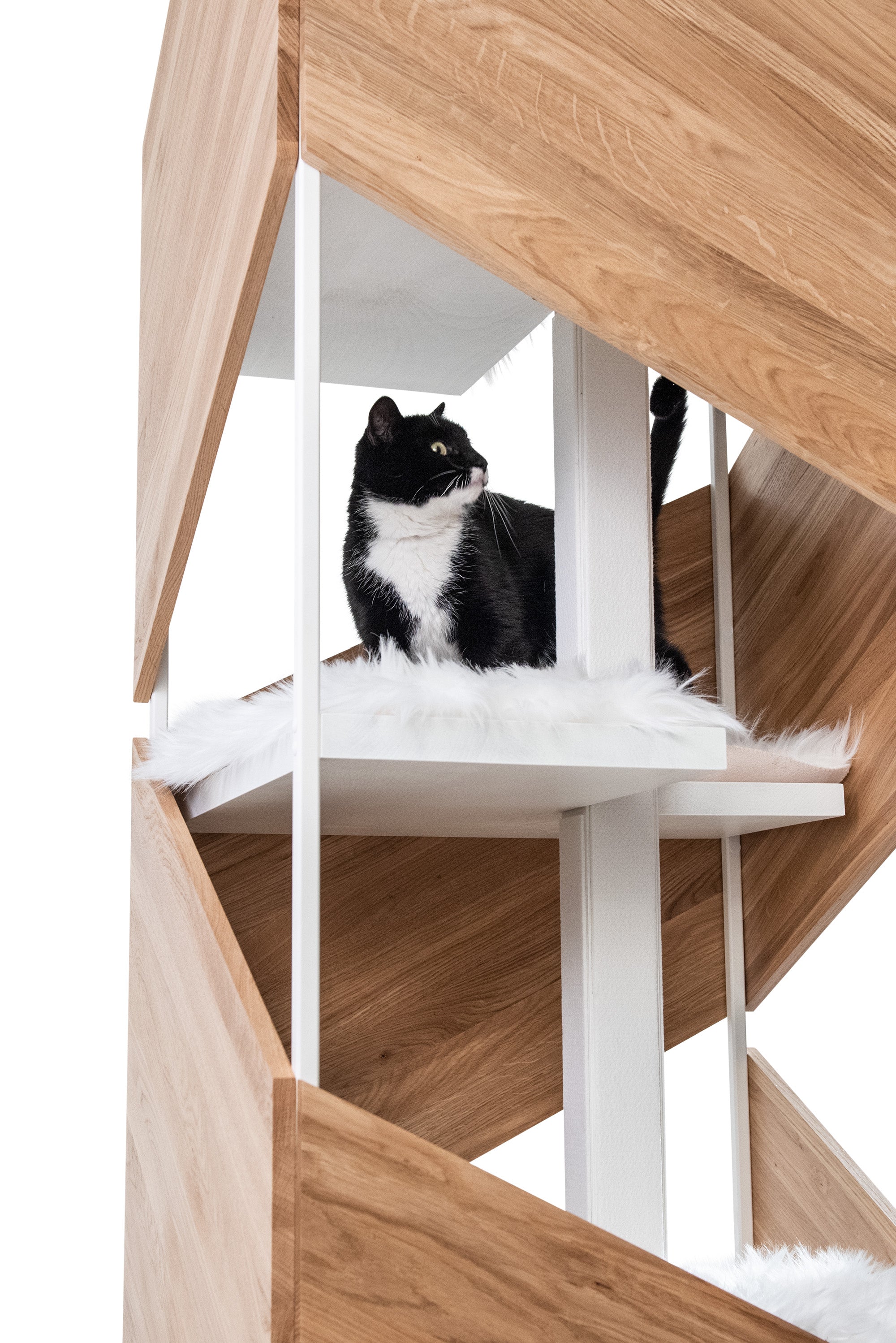 STYA Katzen Kratzbaum MS410 | Weiß