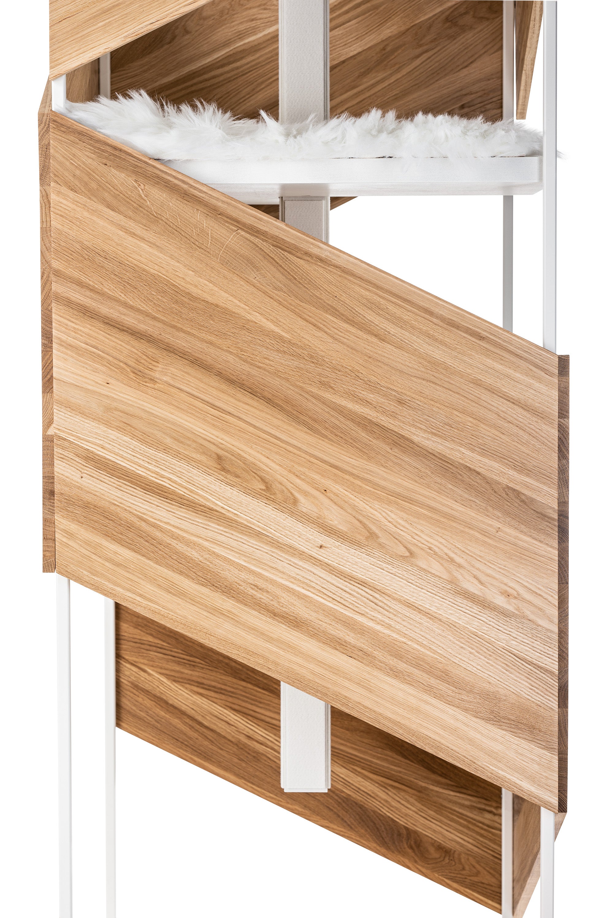 STYA Katzen Kratzbaum MS410 | Weiß