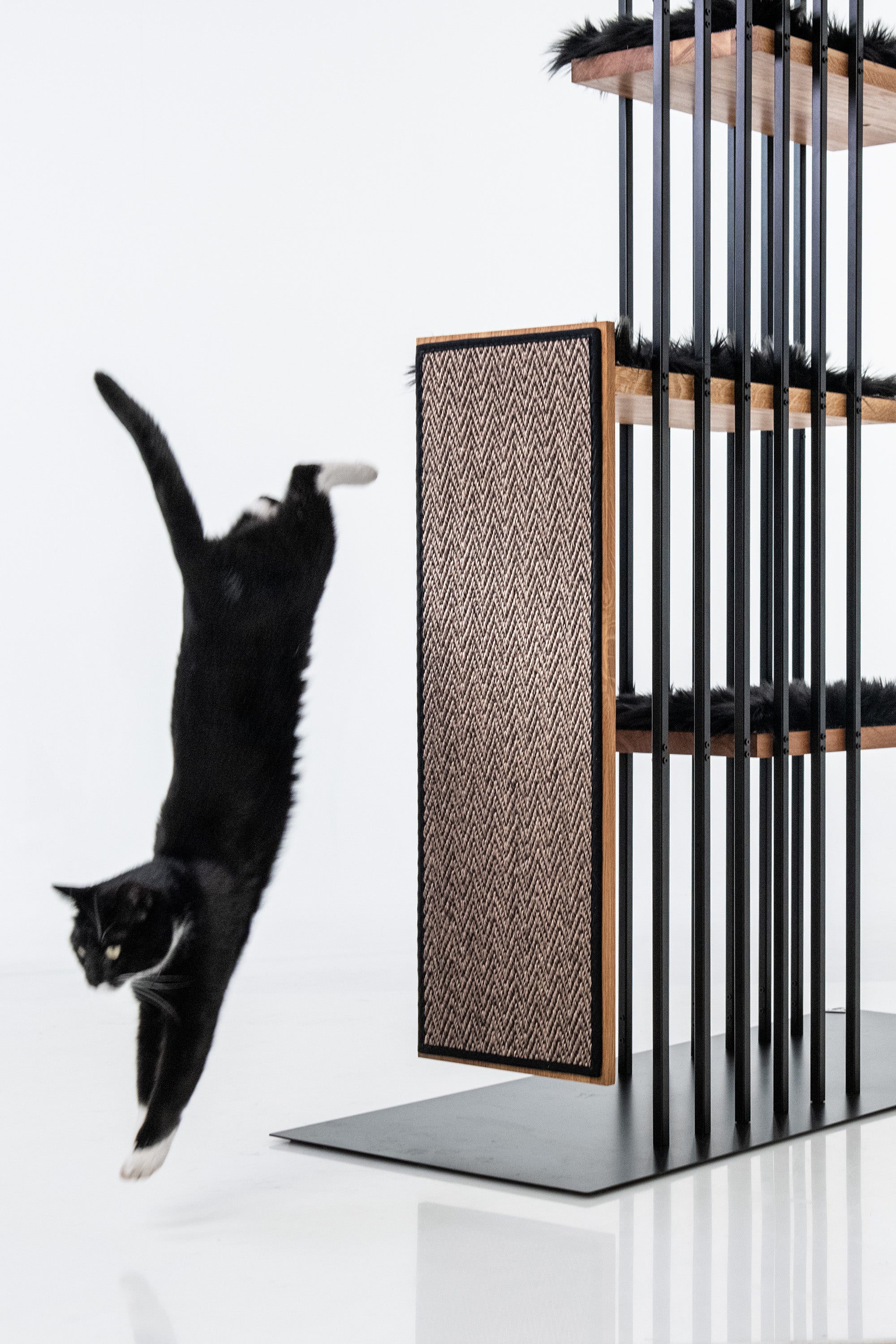 STYA Katzen Kratzbaum MS210 | Schwarz