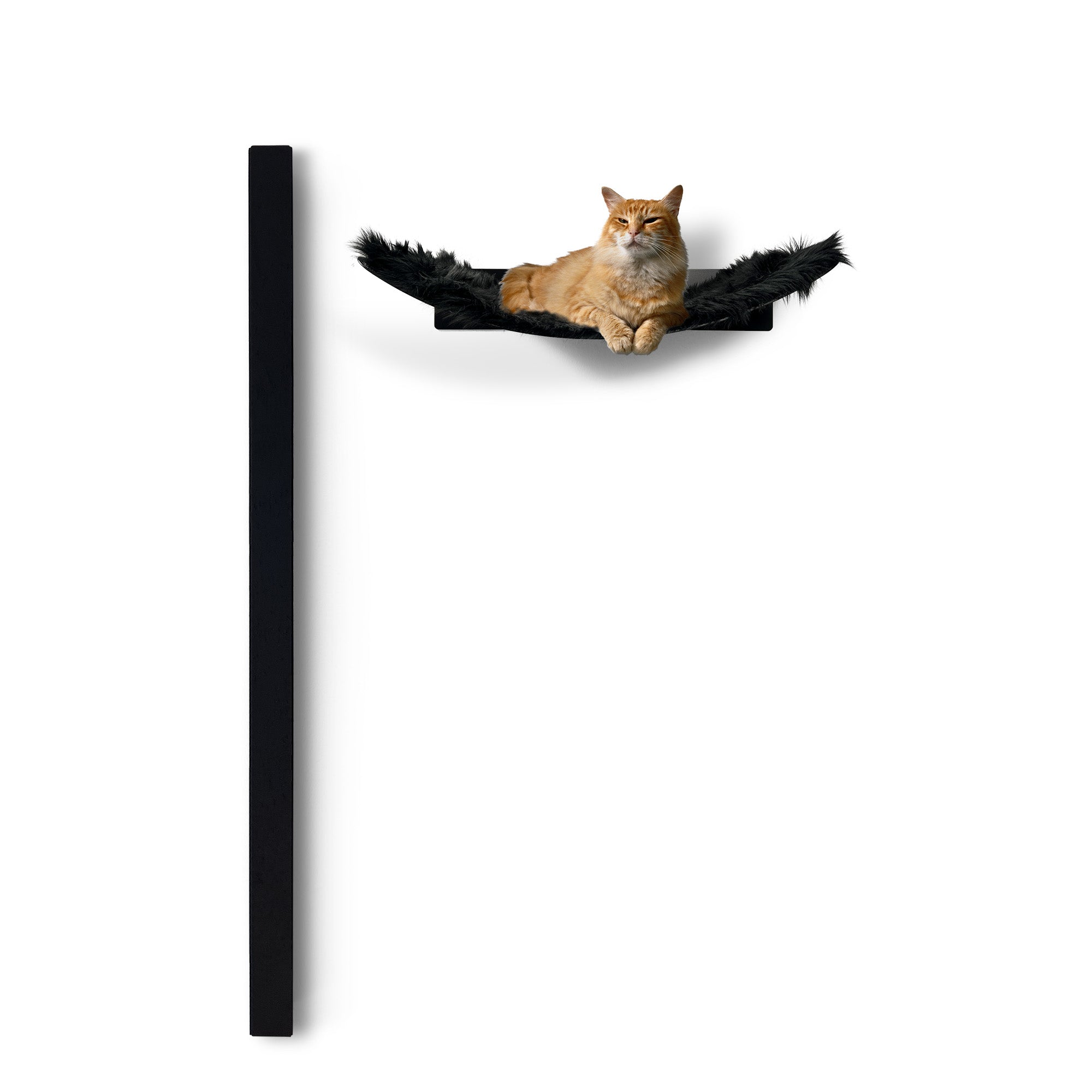STYA Katzen Kletterwand | Set Essence | Kratzstamm KS150 + XXL Hängematte WL370