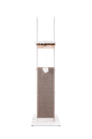 stya kratzbaum Design Kratzbaum MS 220, weiß - XXL, Holz, stabil