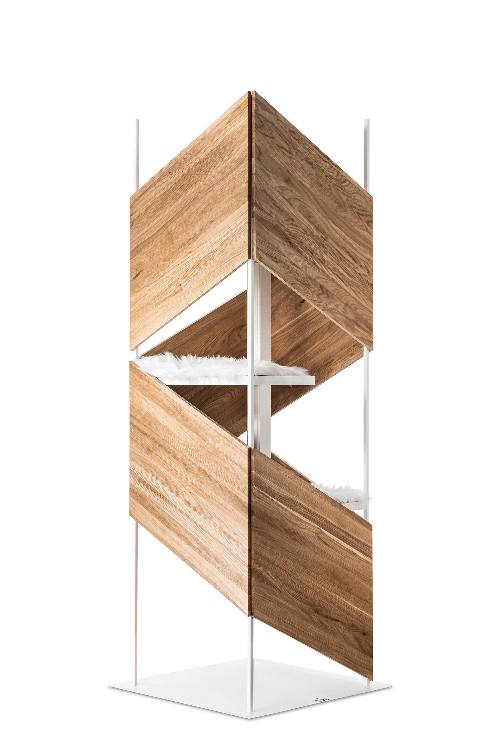 STYA Katzen Kratzbaum MS410 | Weiß