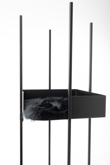 Design Kratzbaum MS 310, schwarz - XXL, Holz, stabil