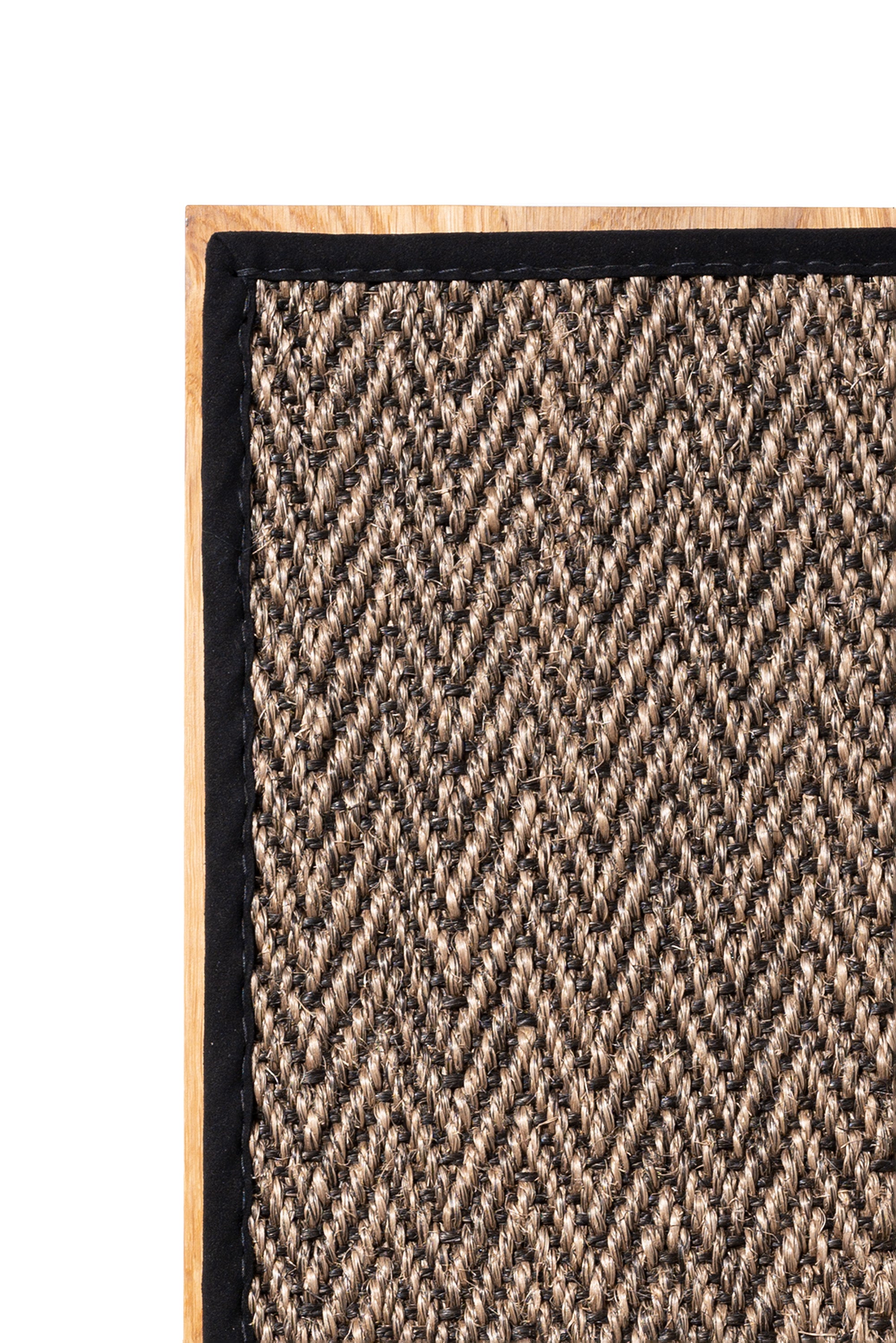 STYA Kratzfläche Sisal | Schwarz Muster | Für Katzen Kratzbäume Linie MS200