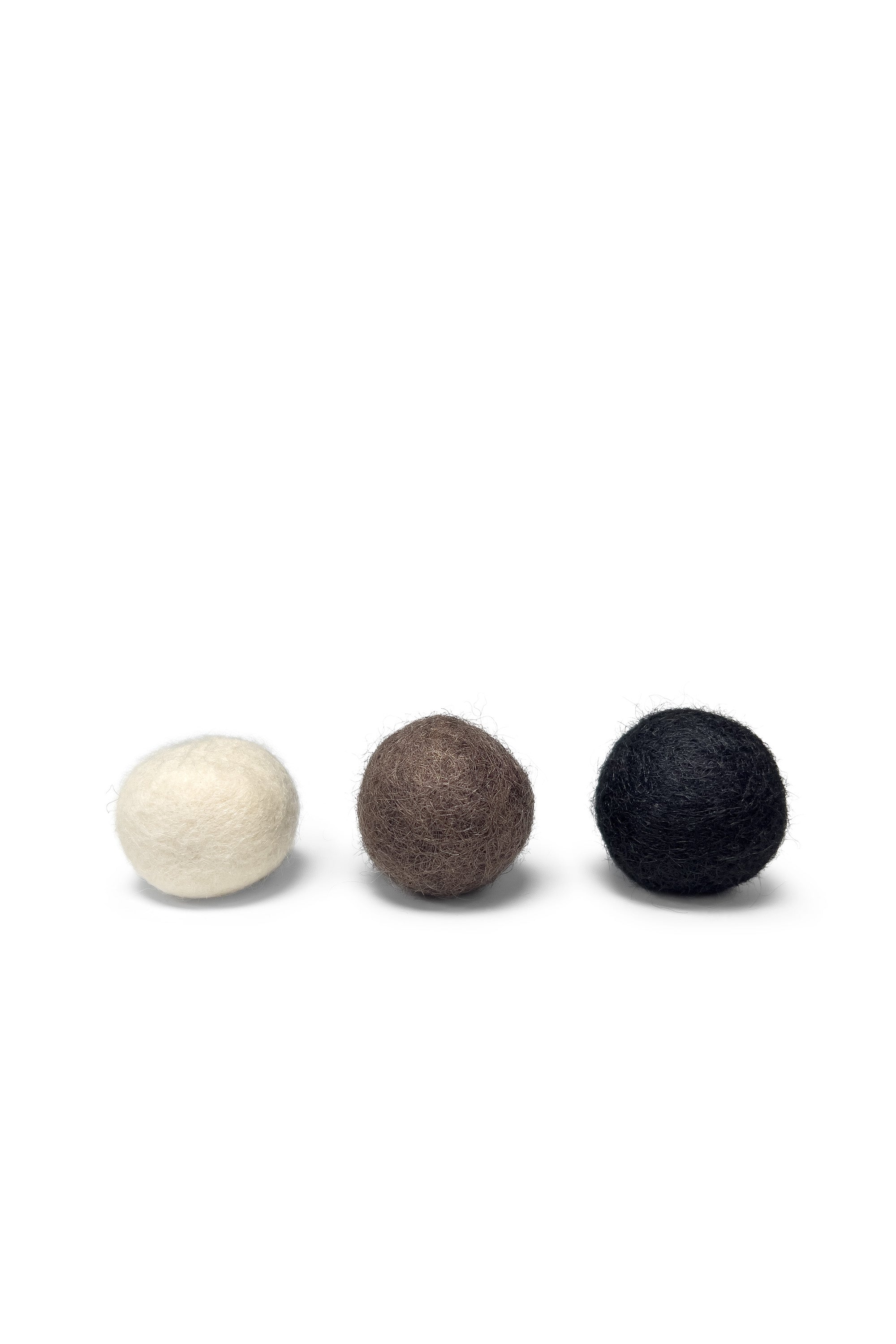 STYA Katzen Spielzeug Ball BS100 | 3 x Schwarz + Weiß