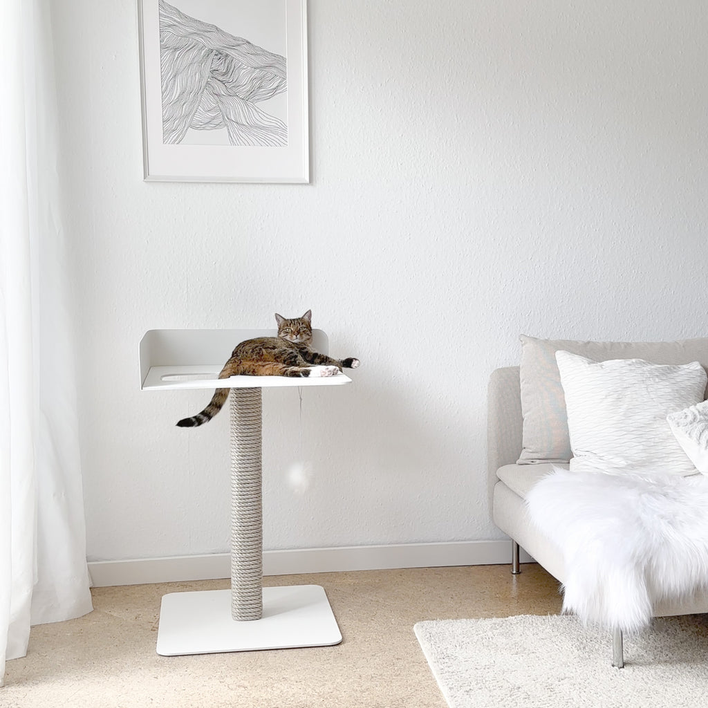 STYA Katzen Kratzbaum MS520 | Weiß