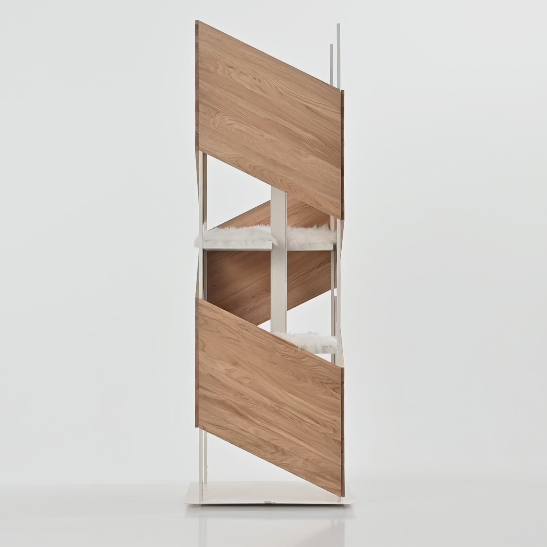 STYA Katzen Kratzbaum MS410 | Weiß