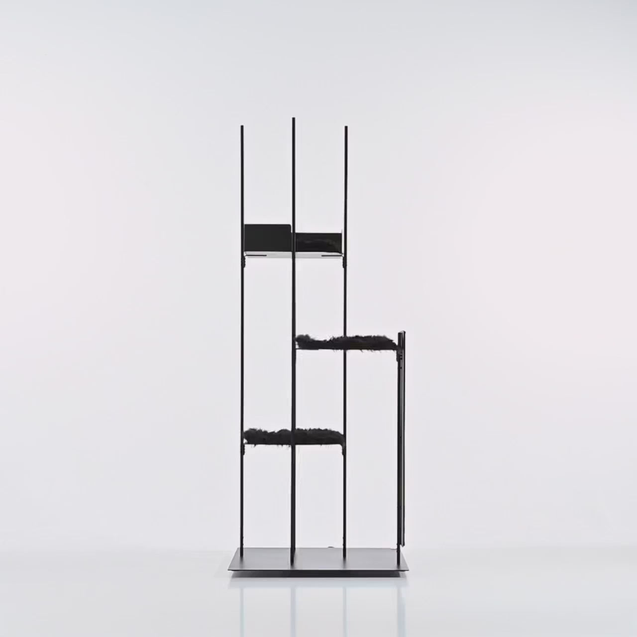 STYA Katzen Kratzbaum MS310 | Schwarz