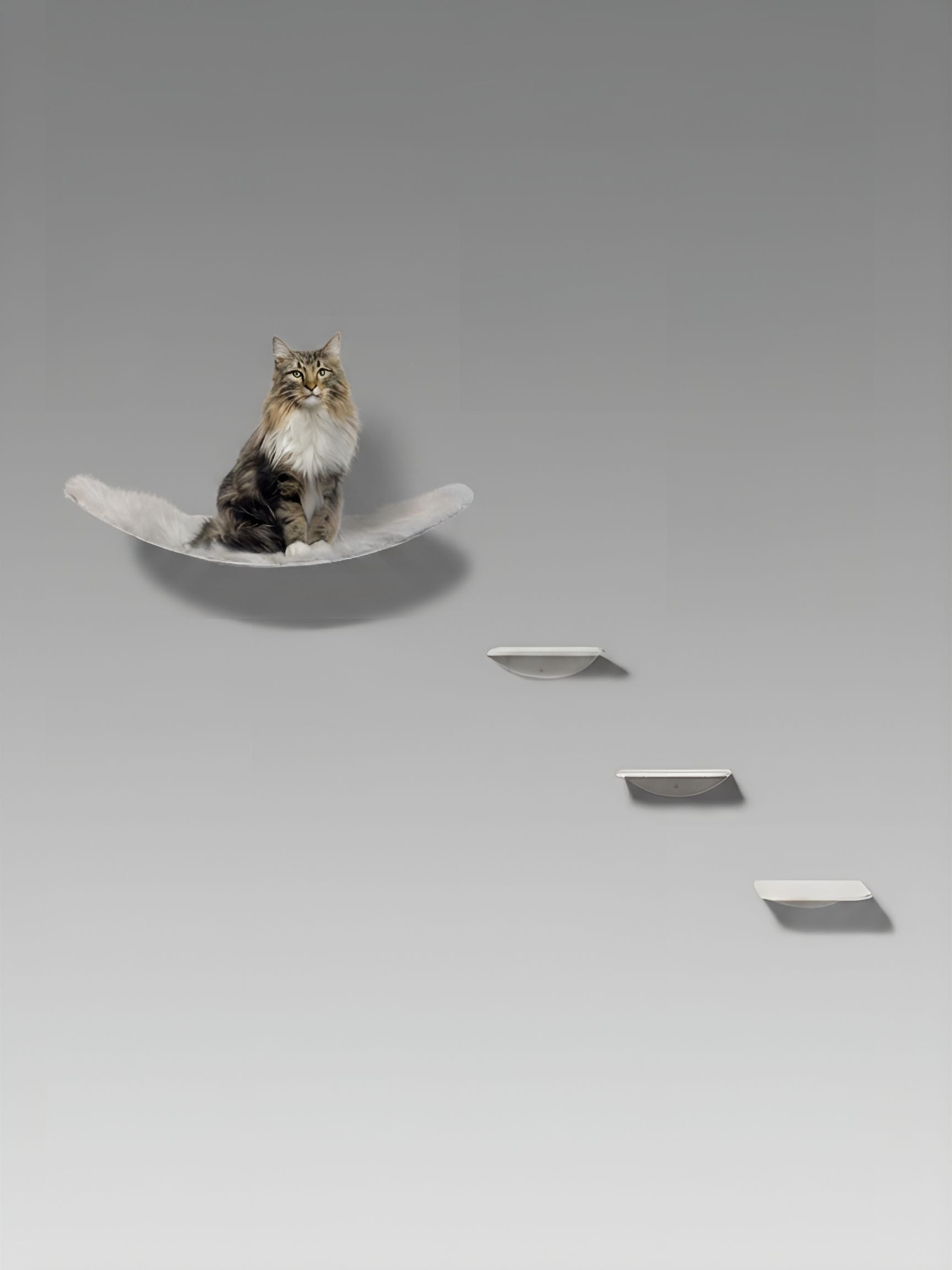 STYA Katzen Kletterwand | Set Minimalist Hängematte XXL | Linie WL100