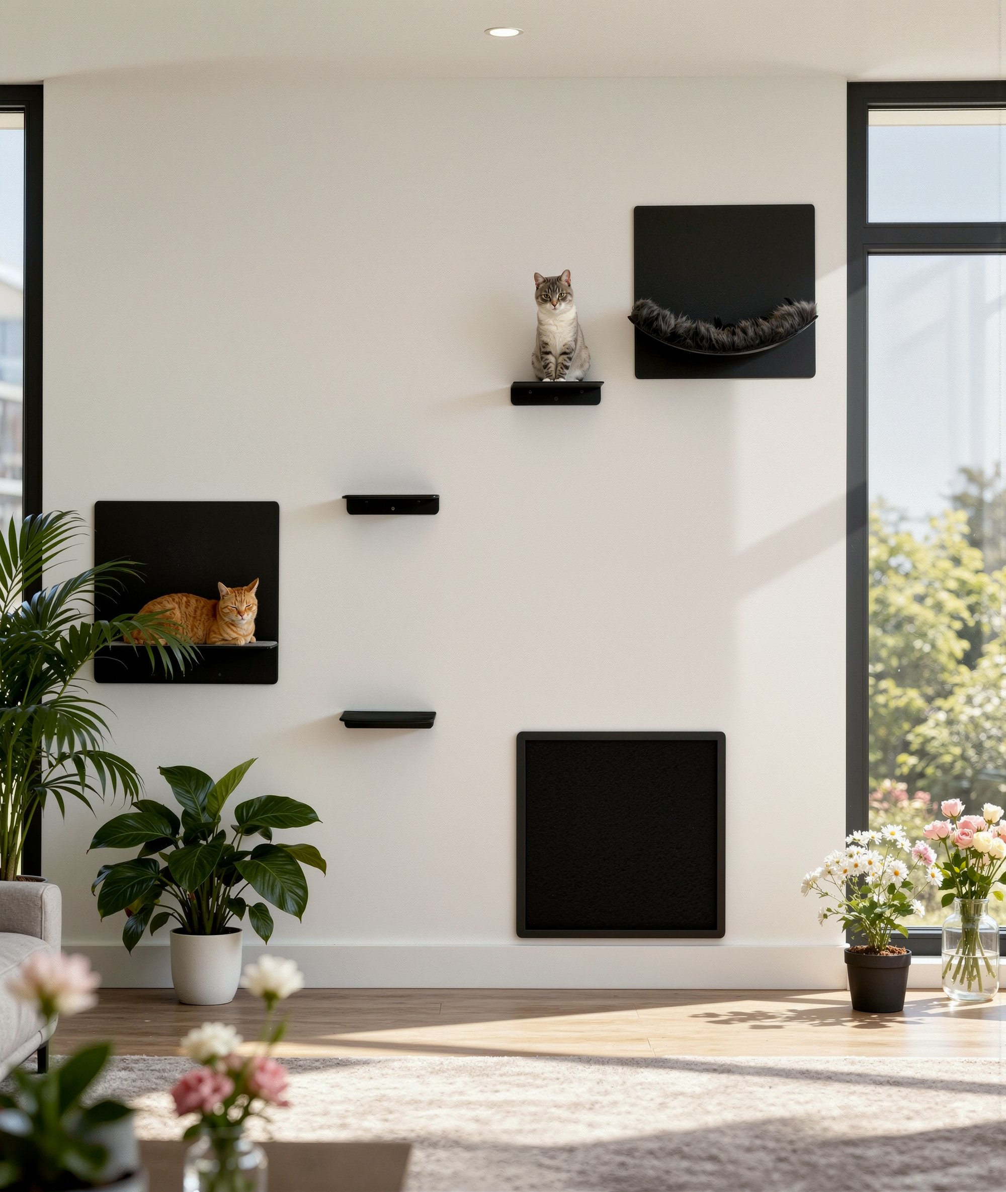 STYA Katzen Kletterwand | Wandliege WL320