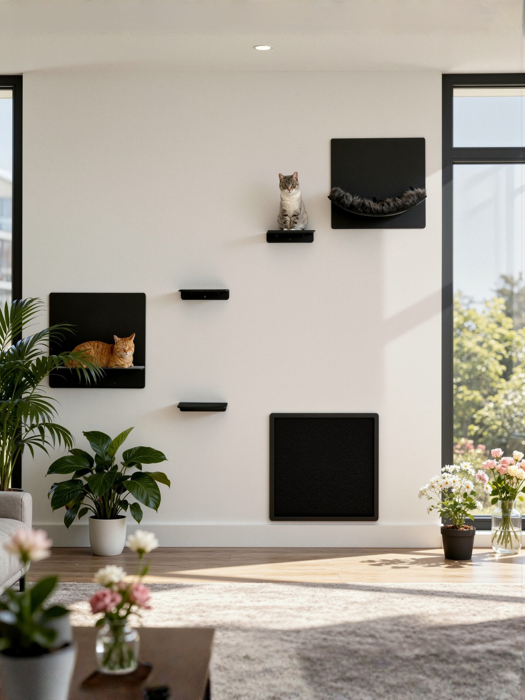 STYA Katzen Kletterwand | Set Galerie | Linie WL300