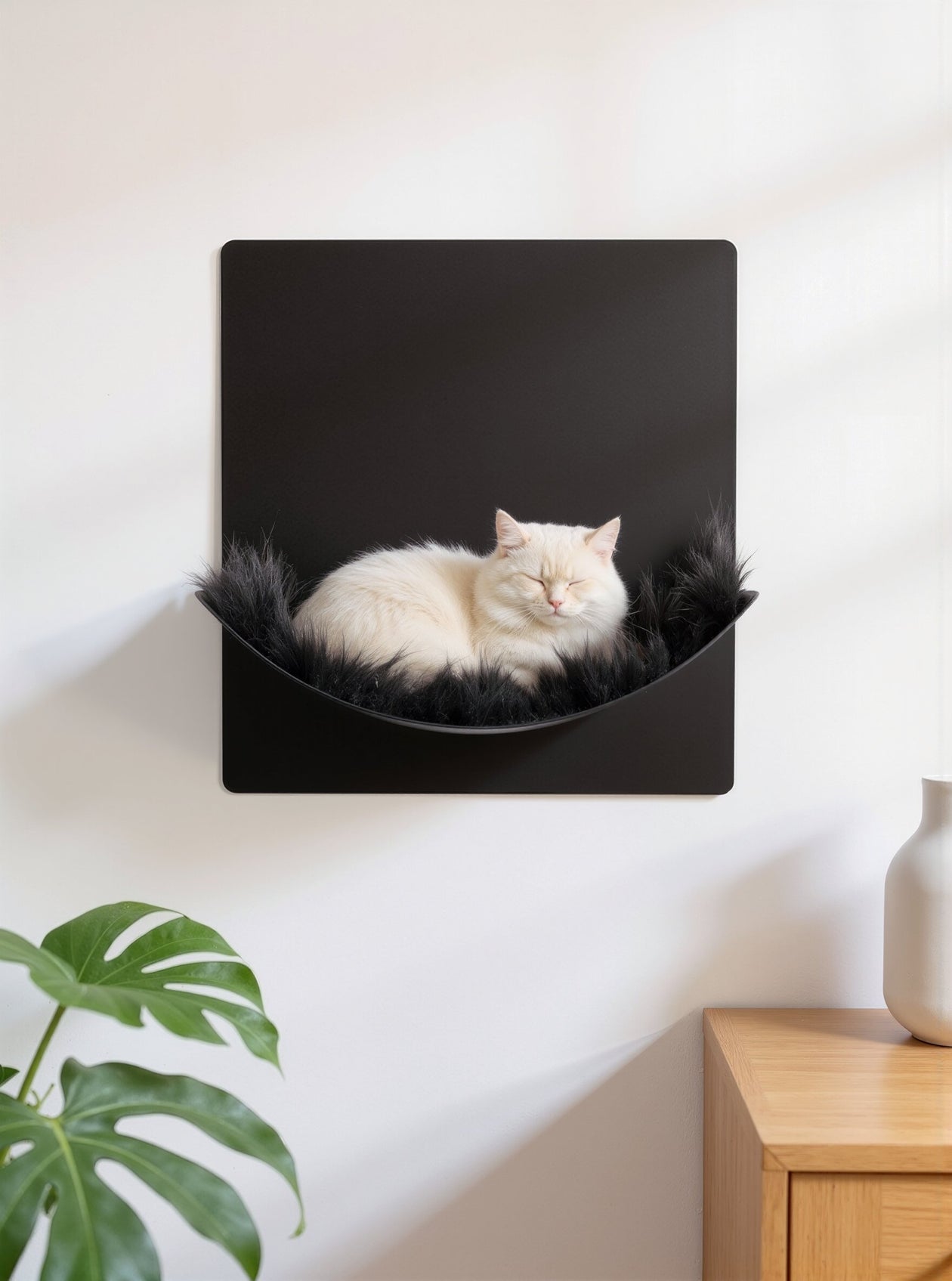 Design Katzen Hängematte aus Metall, Katzenkletterwand