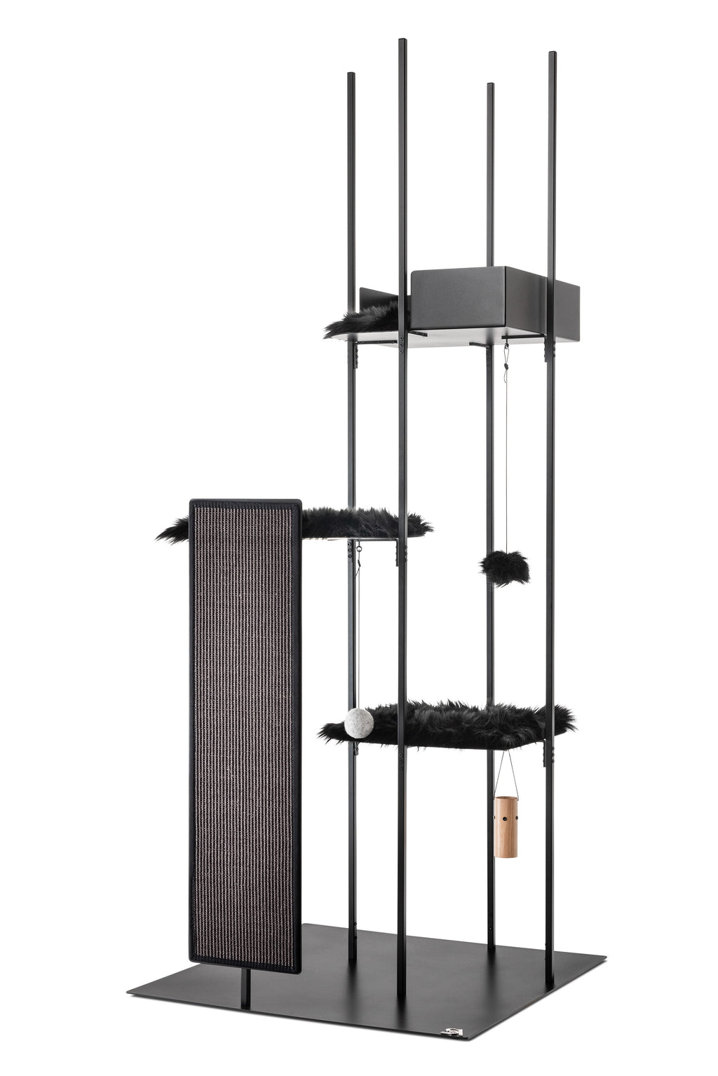 STYA Katzen Kratzbaum MS310 | Schwarz