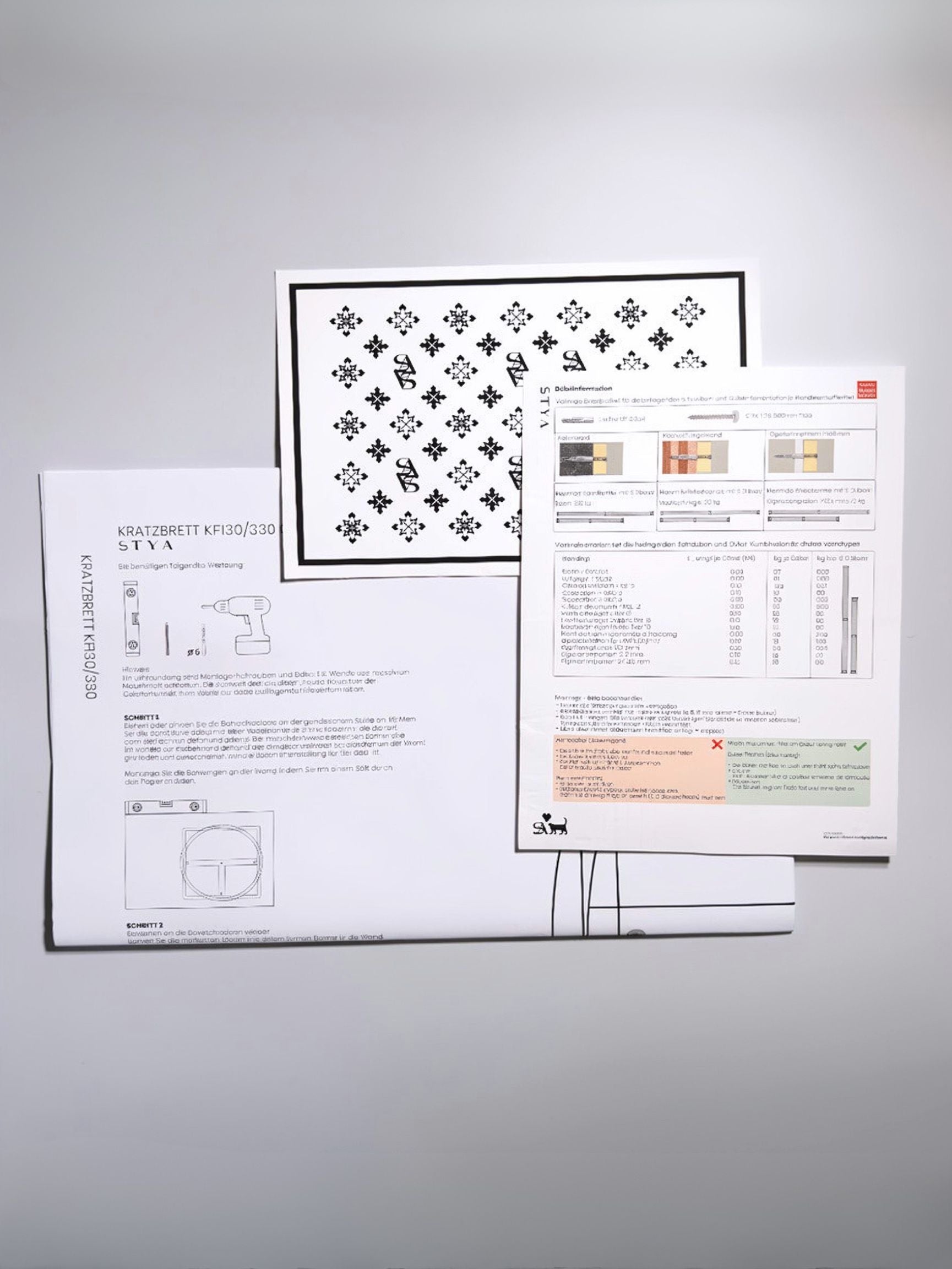STYA Katzen Kletterwand | Kratzbrett KF130