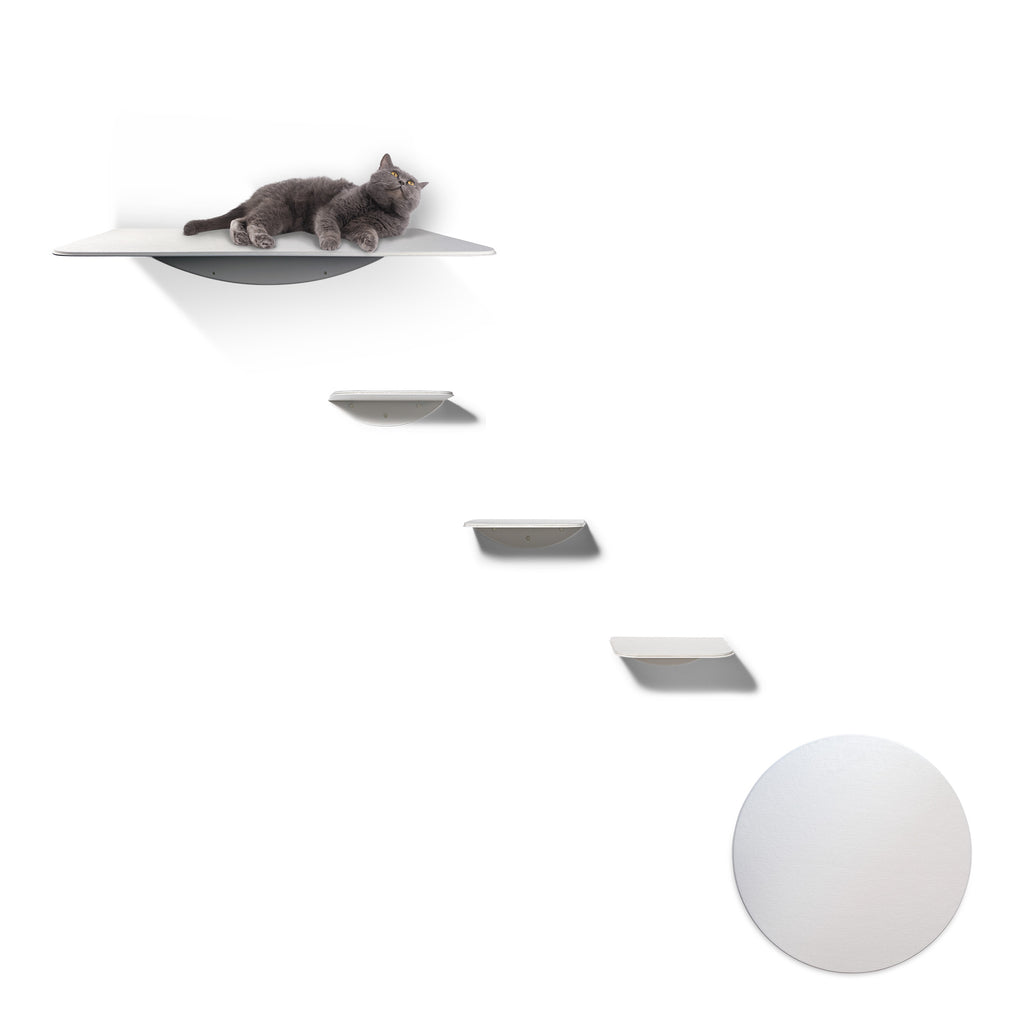 STYA Katzen Kletterwand | Set Eleganz Wandliege XXL | Linie WL100