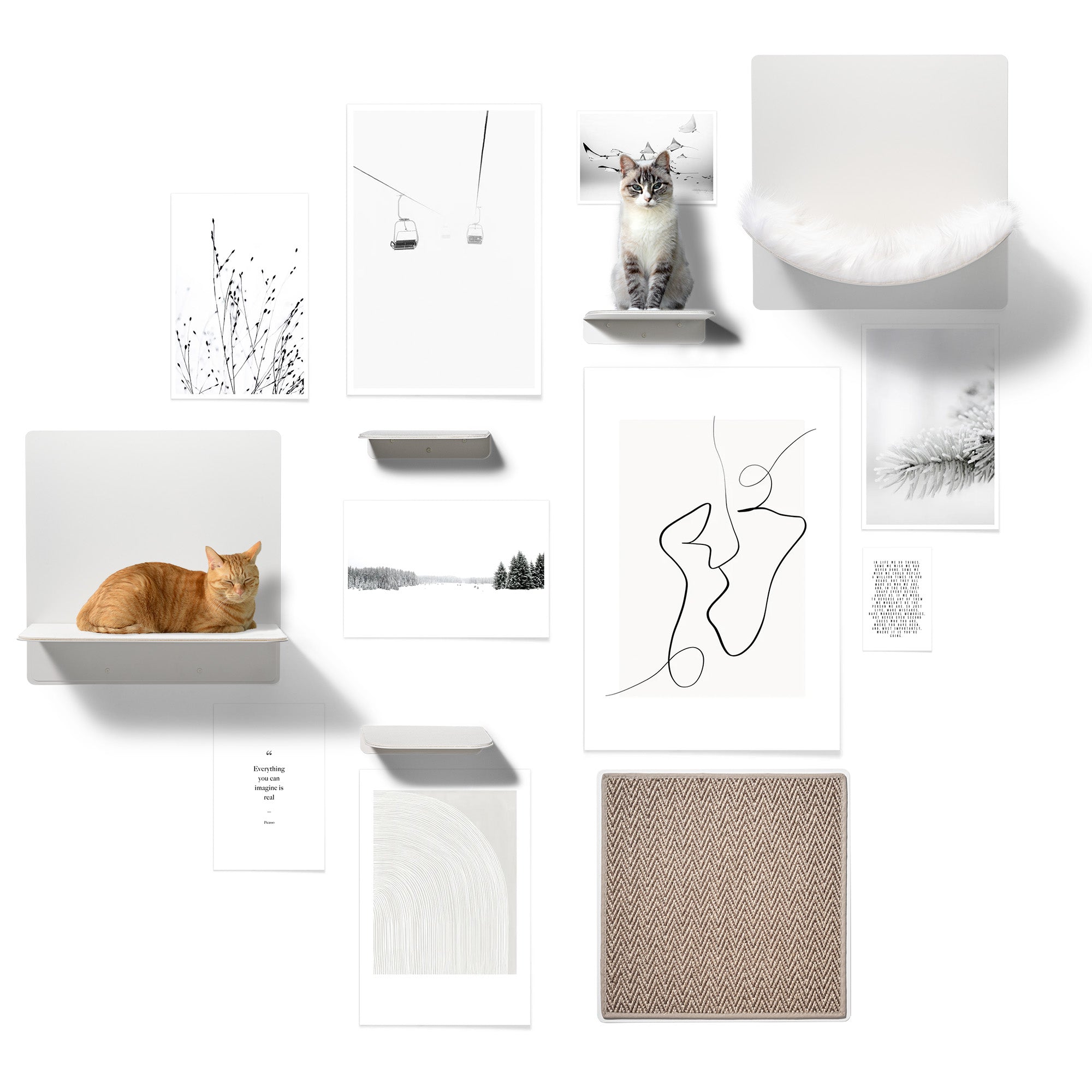 STYA Katzen Kletterwand | Hängematte WL310