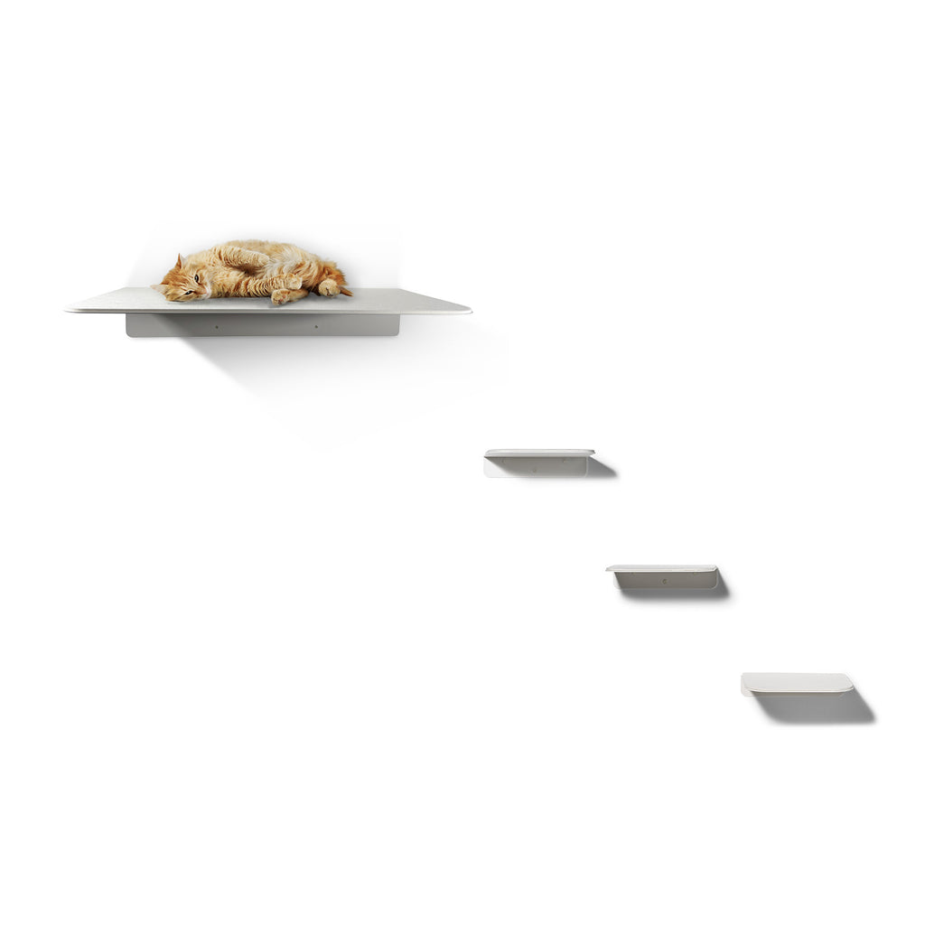 STYA Katzen Kletterwand | Set Minimalist Wandliege XXL | Linie WL300