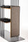STYA Kratzfläche Sisal Muster für Kratzbäume Linie MS 200 | Schwarz - Ersatzteil aus Holz und Sisal, modernes Design, hohe Stabilität, einfacher Austausch