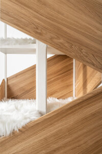 STYA Kratzbaum MS 410 - Weiß | Design Katzenbaum aus Holz und Metall - Katzengerecht, modern und minimalistisch, Premium Qualität, hohe Stabilität