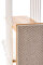 STYA Kratzfläche Sisal Muster für Kratzbäume Linie MS 200 | Weiß - Ersatzteil aus Holz und Filz, modernes Design, hohe Stabilität, einfacher Austausch