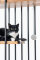 STYA Katzenspielzeug SN 4 | Schwarz - für Kratzbaum oder Spielangel, flexibel einsetzbar, langlebig & robust, Filz, Katzenminze