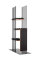 STYA Kratzbaum MS 210 - Schwarz | Sisal Uni | Design Katzenbaum aus Holz und Metall - Katzengerecht, modern und minimalistisch, Premium Qualität, hohe Stabilität Sisal | Schwarz | Uni