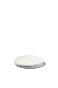STYA Teller für Futternapf für Katzen FE 100 - Weiß | Design Futternapf Teller aus Porzellan - Katzengerecht, modern und minimalistisch, Premium Qualität, Pflegeleicht