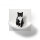 STYA Katzen Hängematte WL 310 | Design Wandmöbel Katzenkletterwand aus Metall - Katzengerecht, modern und minimalistisch, Premium Qualität