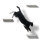 STYA Katzen Wandstufen WL 340 | Design Wandmöbel Katzenkletterwand aus Metall - Katzengerecht, modern und minimalistisch, Premium Qualität
