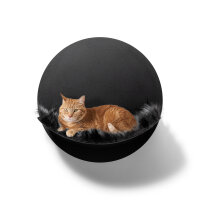 STYA Katzen Hängematte WL 110 | Design Wandmöbel Katzenkletterwand aus Metall - Katzengerecht, modern und minimalistisch, Premium Qualität