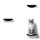 STYA Katzen Wandstufen WL 140 | Design Wandmöbel Katzenkletterwand aus Metall - Katzengerecht, modern und minimalistisch, Premium Qualität