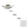 STYA Katzen Kletterwand WL 300 | Set Eleganz Hängematte XXL | Design Wandmöbel aus Metall + Filz - Katzengerecht, modern und minimalistisch, Premium Qualität